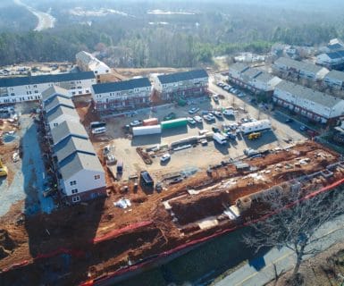 Newly built apartments and flats in Charlottesville at the Woodlands - February 2017