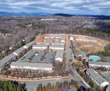 Apartments are brand new and ready to lease at the Woodlands in Charlottesville - February 2017