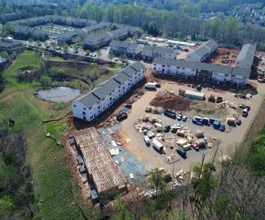 Construction updates April 12, 2017 at Woodlands of Charlottesville