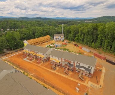 Newly built apartments on a quiet road, close to downtown Charlottesville, Fry Spring and University of Virginia.