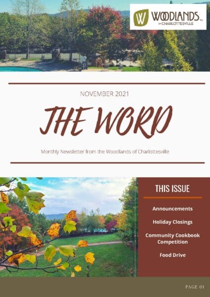 Woodlands Newsletter 2021 November